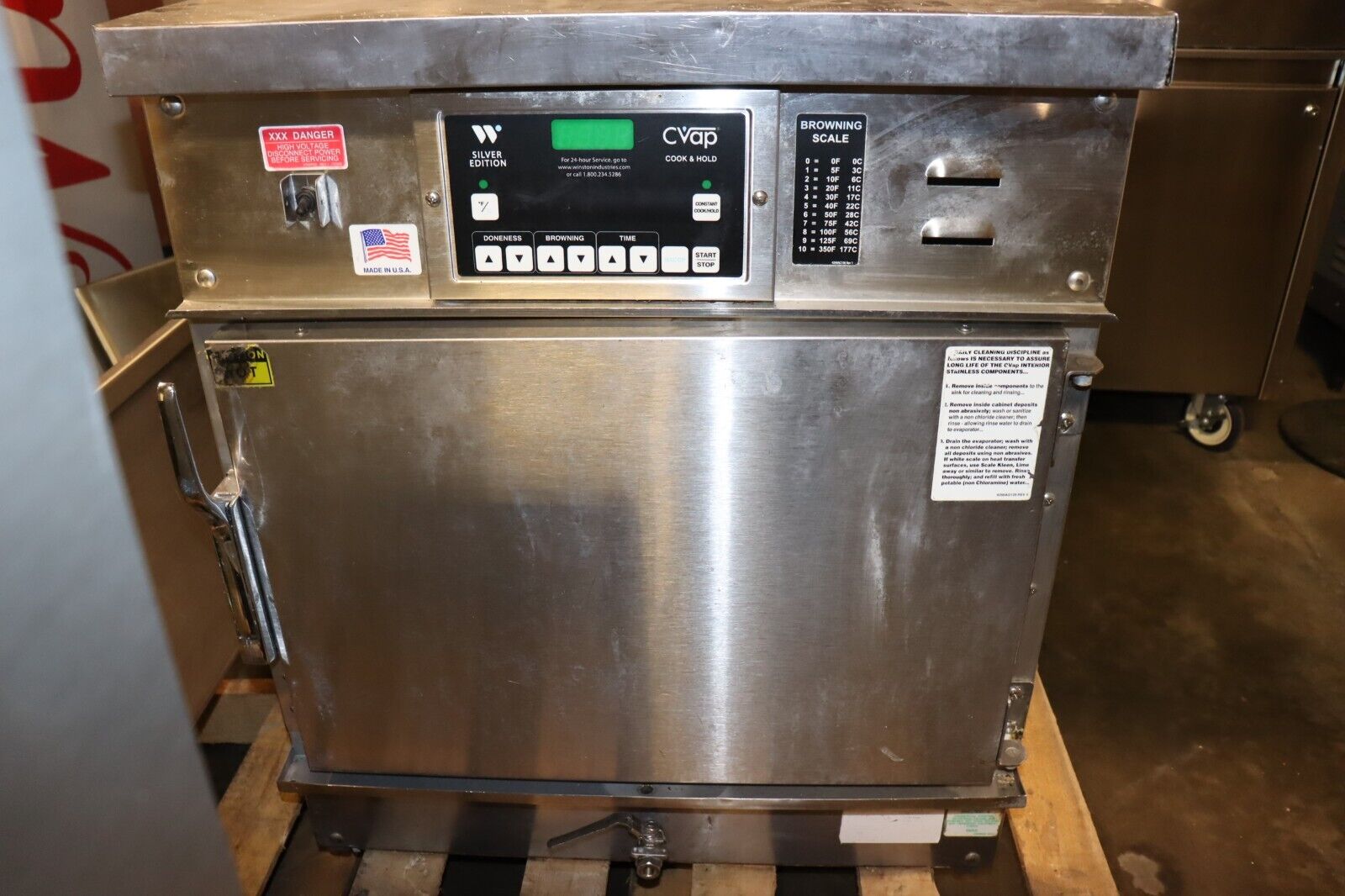 PARTS ONLY Winston CHV5-05UV CVap Cook & Hold, controlled Vapor Tech food cooker