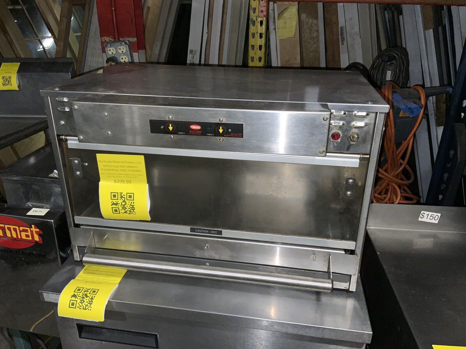 HATCO Gloray GRMW-3 COMMERCIAL STAINLESS STEEL MULTI STAGING Food Warmer