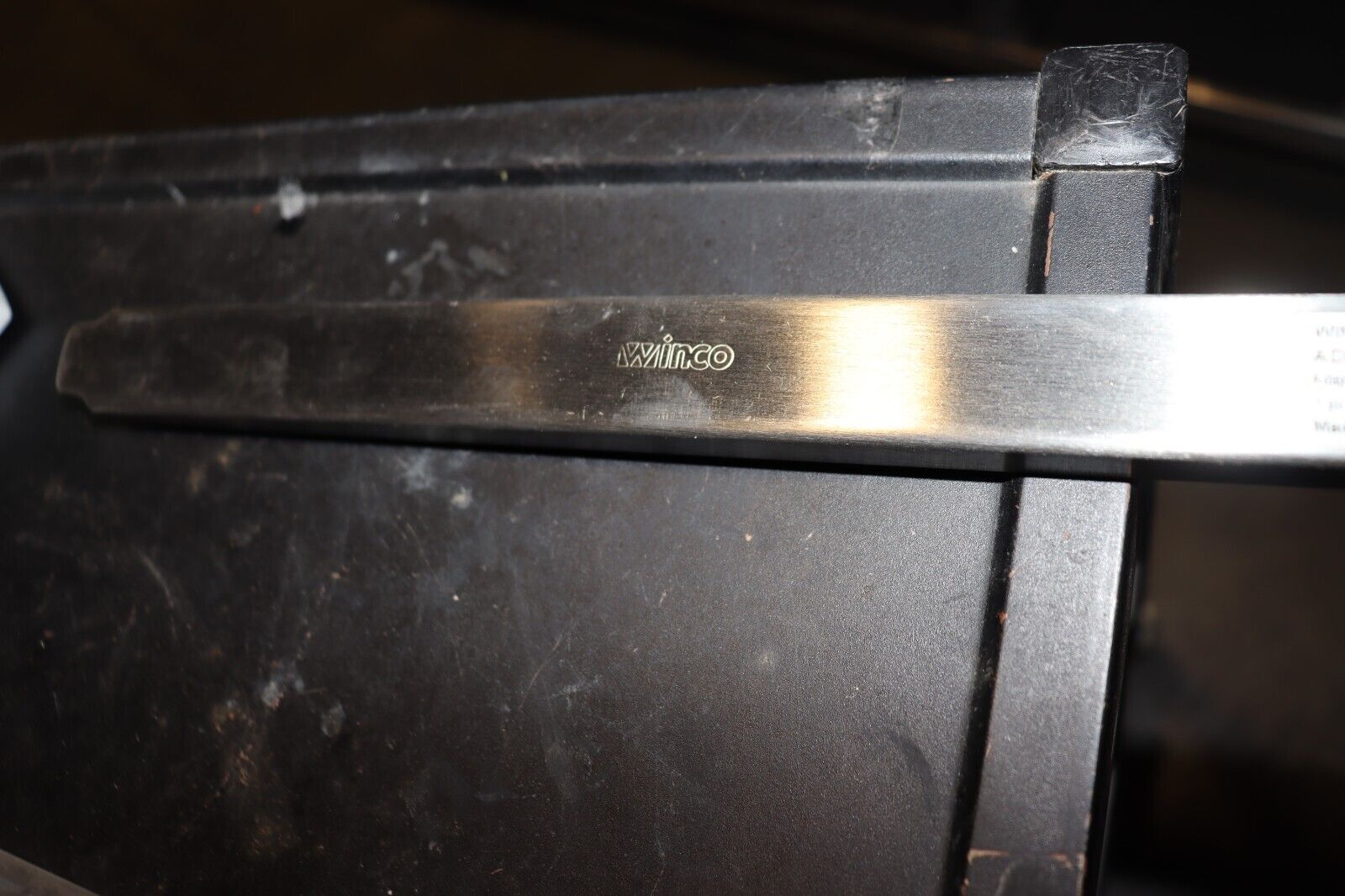 Winco Stainless Steel Adaptor Bar 12" - ADB-12, NEW, QTY: 1