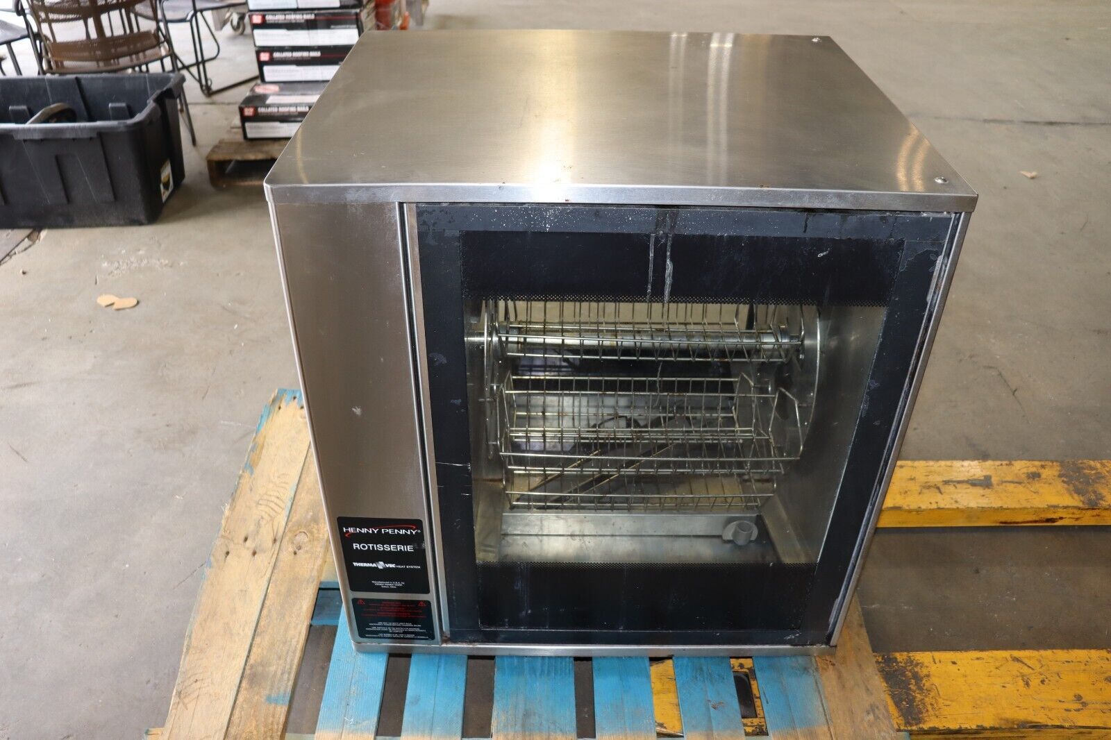Henny Penny SCR-6 Electric Rotisserie, Countertop, Used, Includes Everything