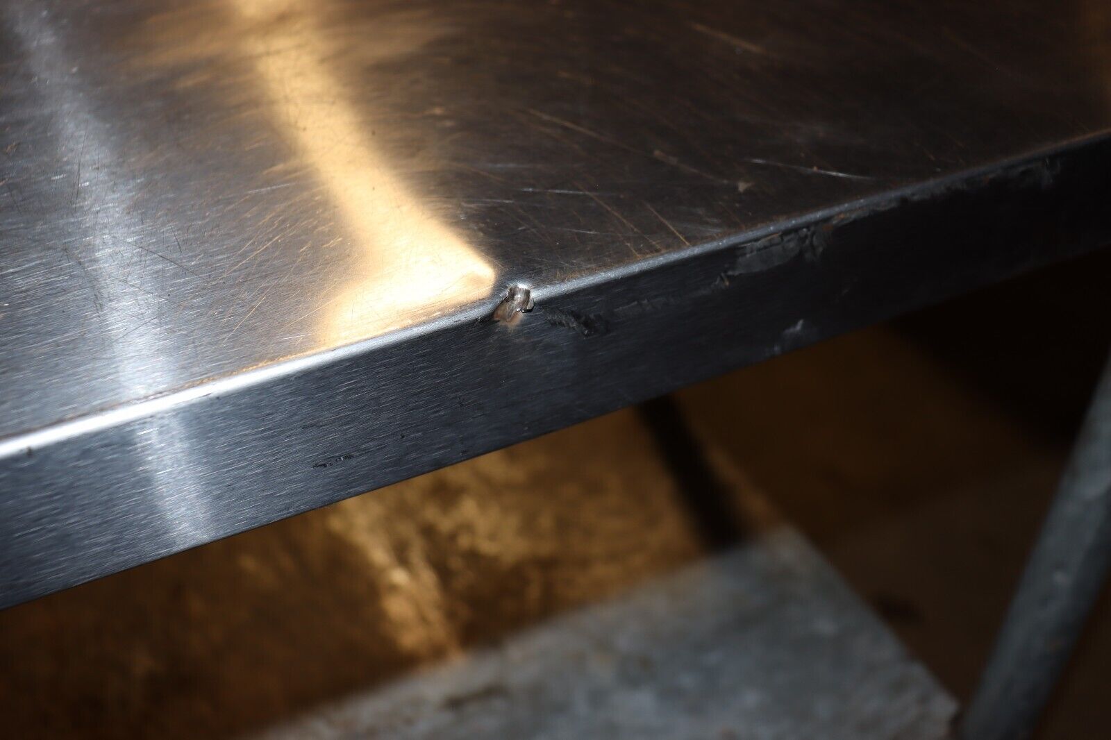 Sani-Safe 48''x 24'' Stainless Steel Table Prep & Work Commercial Worktable Used