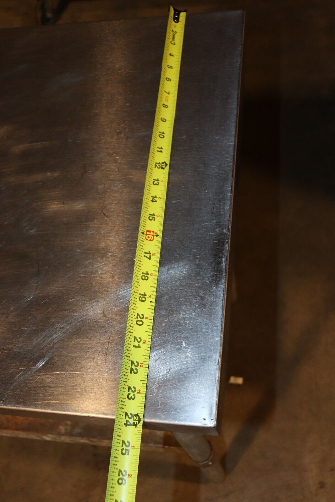 Sani-Safe 48''x 24'' Stainless Steel Table Prep & Work Commercial Worktable Used