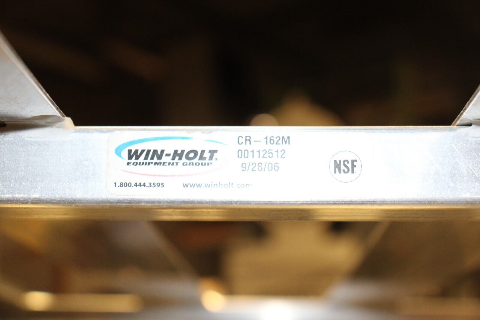 Winholt CR-162M Full Size Aluminum Mobile Can Rack