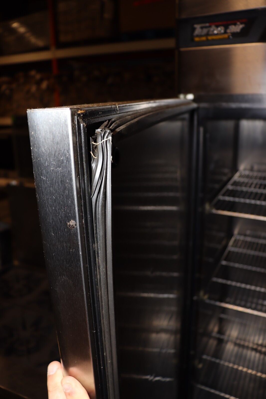 Turbo Air TSR-23SD 1 Door Upright Reach In Refrigerator Super Deluxe, Used