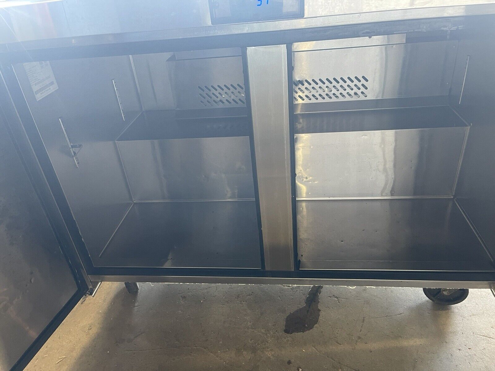 Atosa MSF8306GR 48" Mega Top Salad Sandwich Prep Station Table 18 Pan 13.4 Cu.Ft