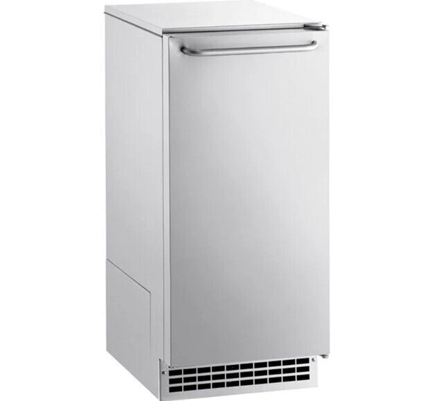 Scotsman CU50GA-1C Stainless Steel Air Cooled Undercounter Full Size Cube Ice Ma