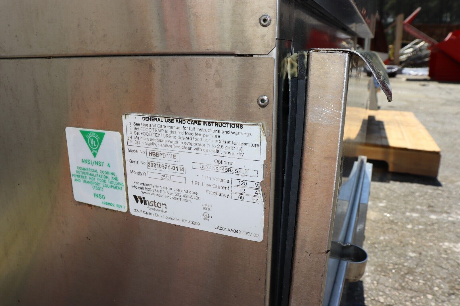 2021 Winston HBB0D2 Cvap Hold & Serve (2)Drawers (2)Control 20lbs Free Standing