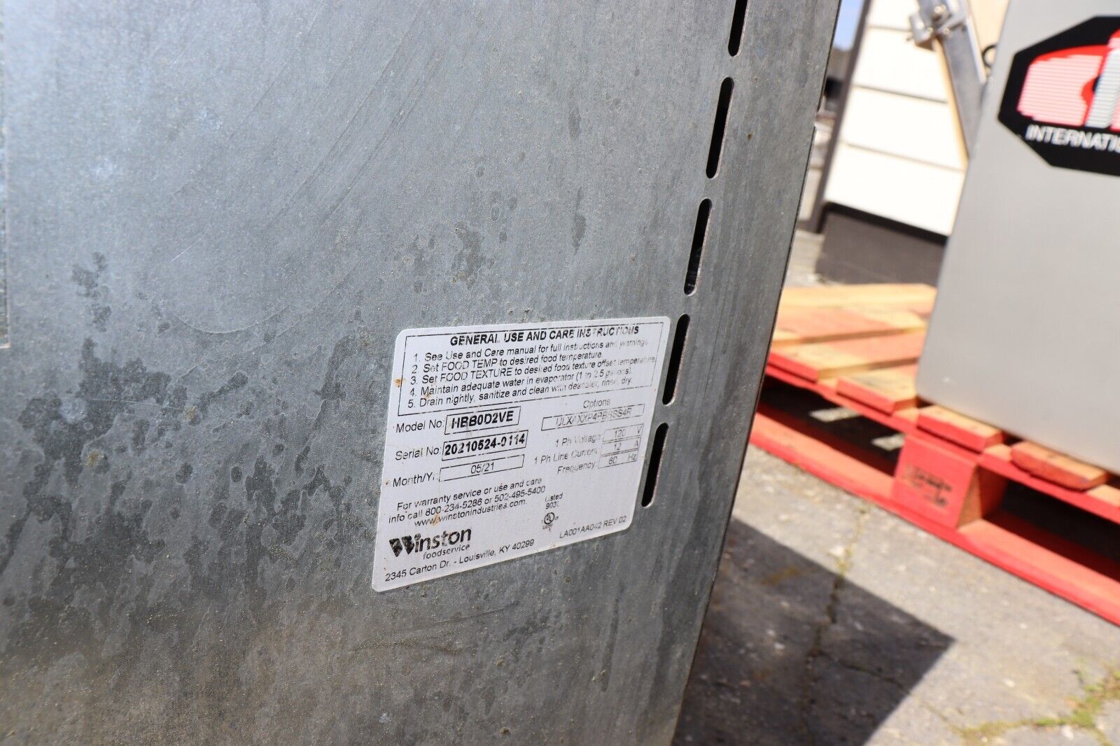 2021 Winston HBB0D2 Cvap Hold & Serve (2)Drawers (2)Control 20lbs Free Standing