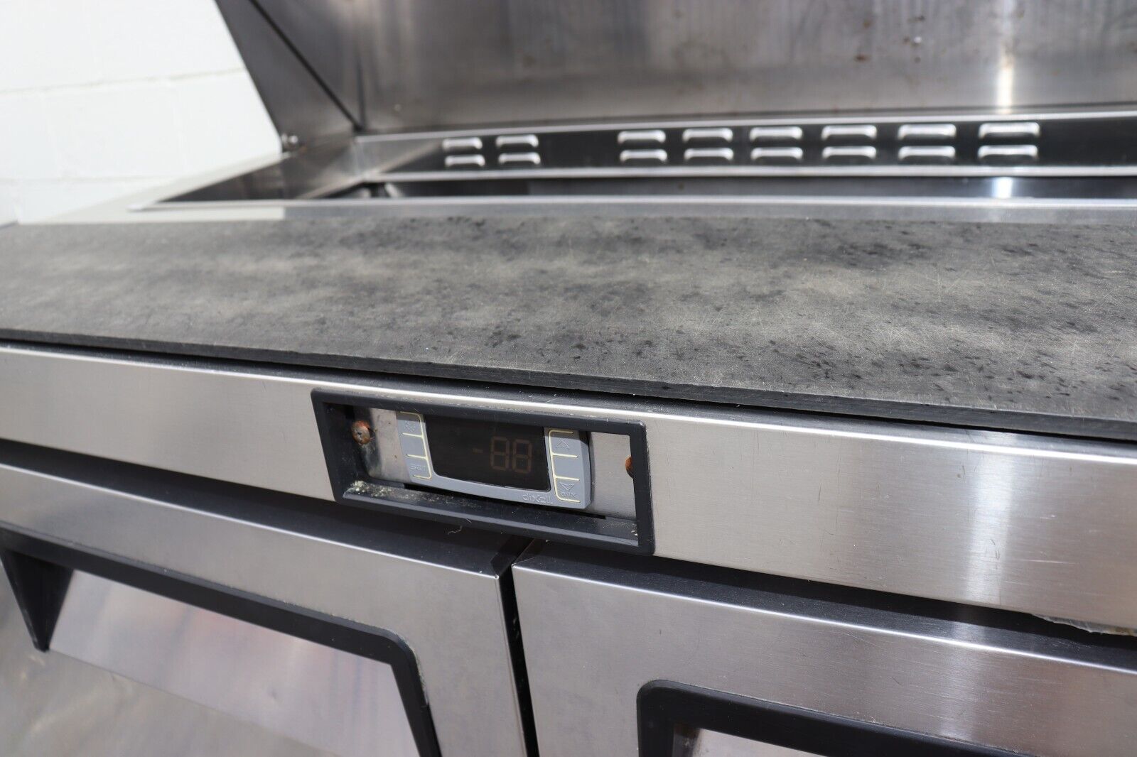 Atosa MSF8302 48" Two Door Salad Sandwich Prep Table Refrigerator, Used, Tested