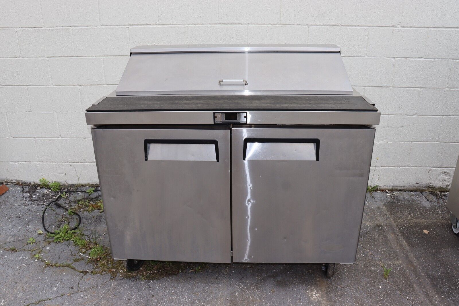 Atosa MSF8302 48" Two Door Salad Sandwich Prep Table Refrigerator, Used, Tested