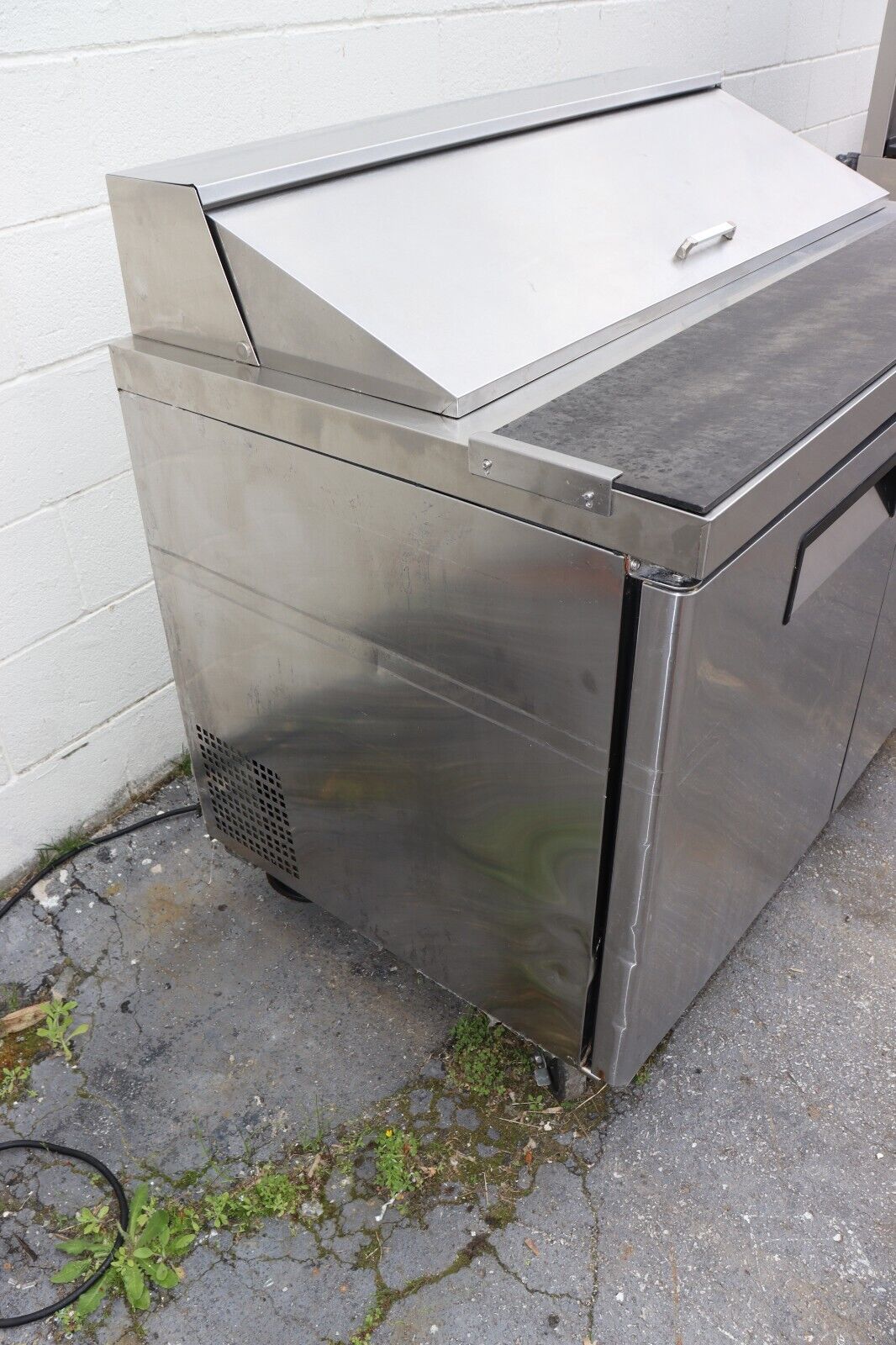 Atosa MSF8302 48" Two Door Salad Sandwich Prep Table Refrigerator, Used, Tested