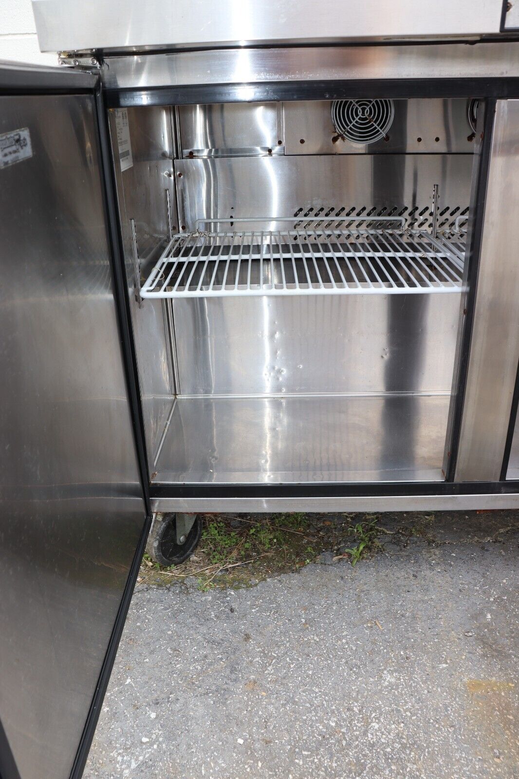 Atosa MSF8302 48" Two Door Salad Sandwich Prep Table Refrigerator, Used, Tested