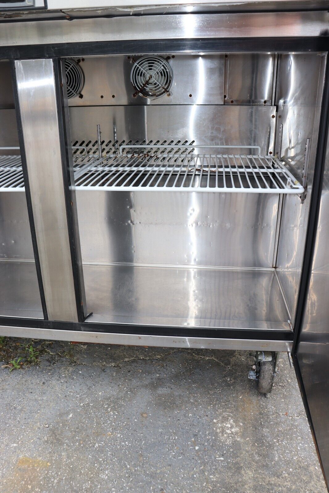 Atosa MSF8302 48" Two Door Salad Sandwich Prep Table Refrigerator, Used, Tested