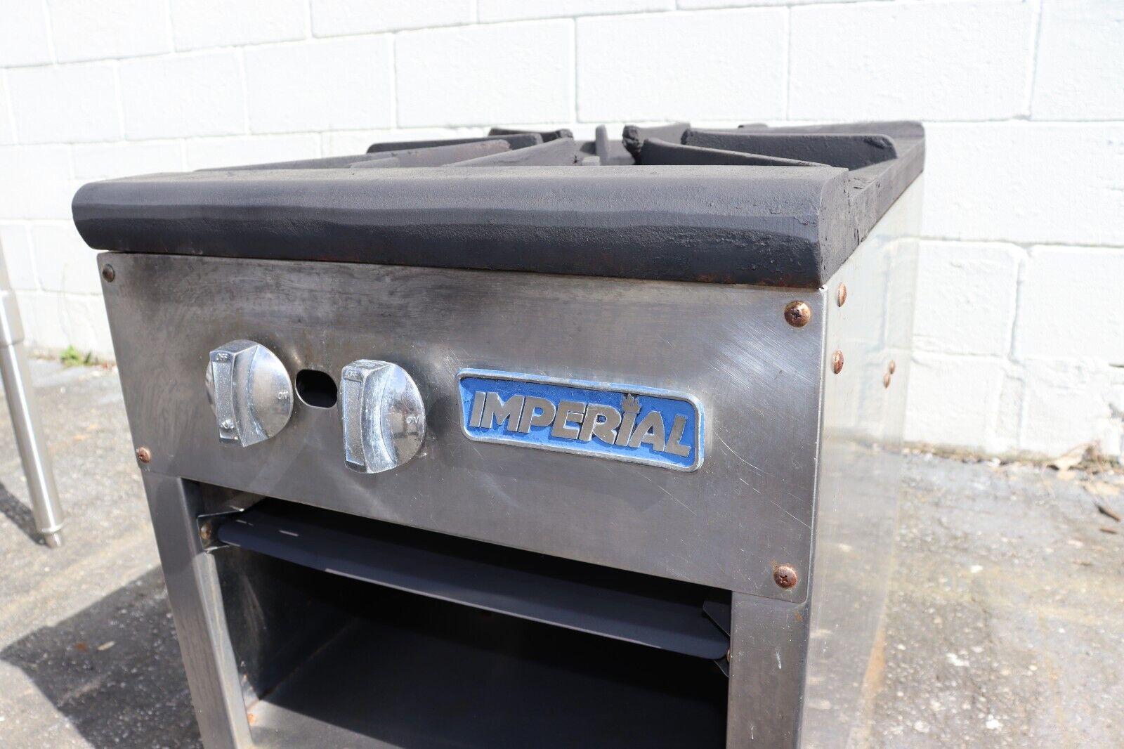 Imperial ISPA18 18 in 1 Burner Gas Stock Pot Range, Used, Floor Model, Clean