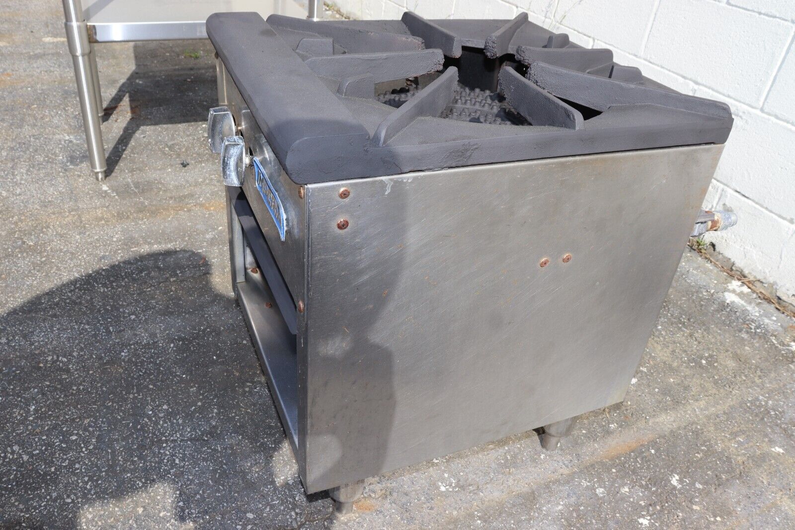 Imperial ISPA18 18 in 1 Burner Gas Stock Pot Range, Used, Floor Model, Clean