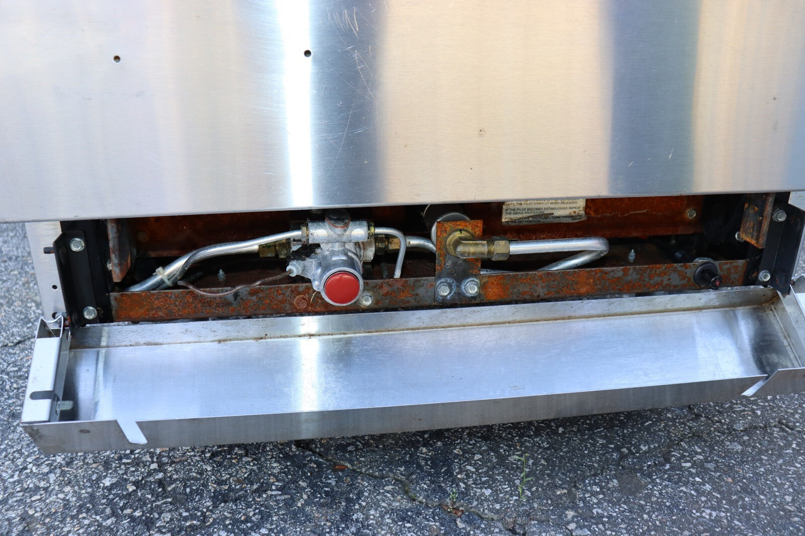 American Range AR424 4 Burner Range Nat Gas w/ Thermostat Control Oven, Used