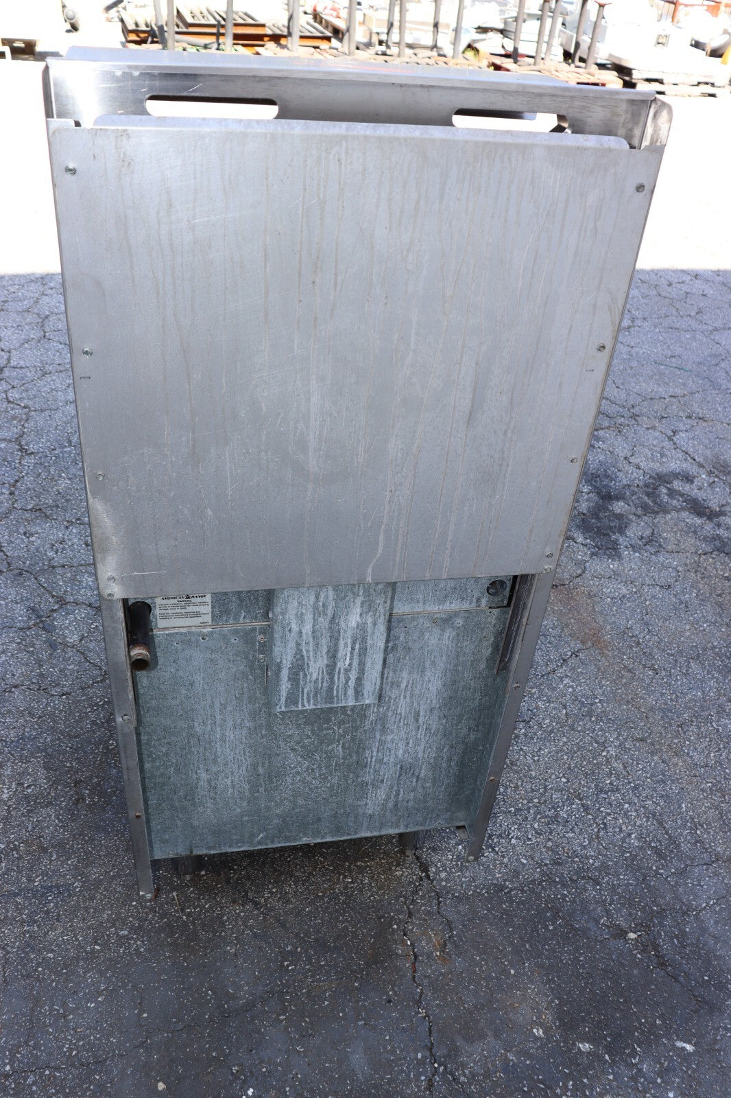 American Range AR424 4 Burner Range Nat Gas w/ Thermostat Control Oven, Used