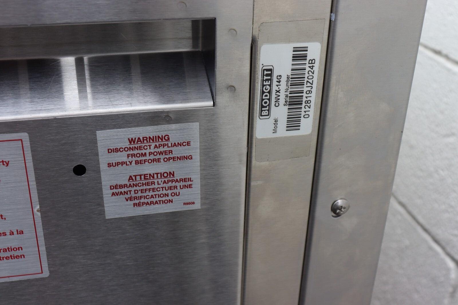 Blodgett CNVX-14G Combi Gas Oven, 65,000 BTU, New Open Box, No Stand Included