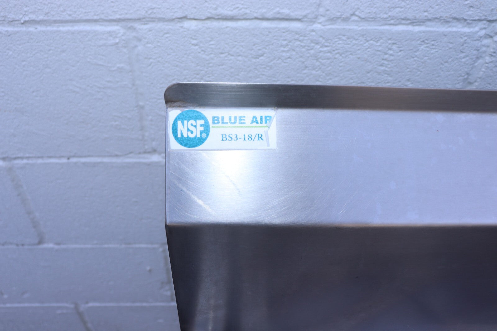 Stainless Steel 3 Compartment Sink w/ Right Drainboard 18X18X12D Bowls, 75 Inch