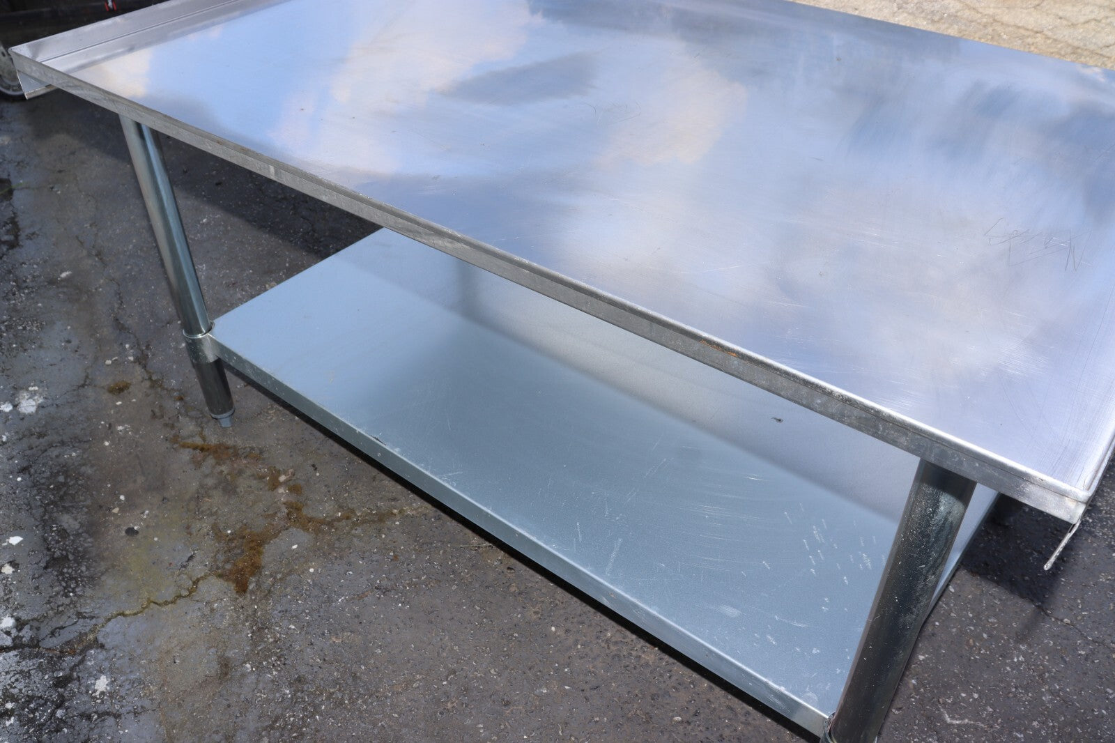 Ardous ES-3048 30" x 48" Heavy Equipment Stand Stainless Steel Table Commercial