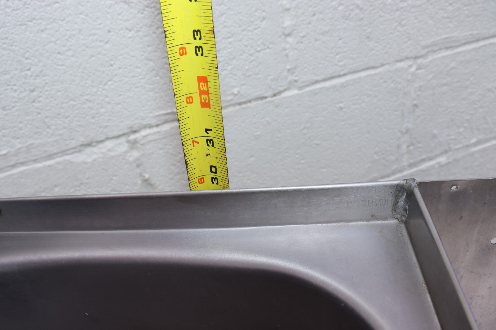 Krowne 1812BD 1800 Series 12" Blender Station & Dump Sink w/ Four Legs, Used