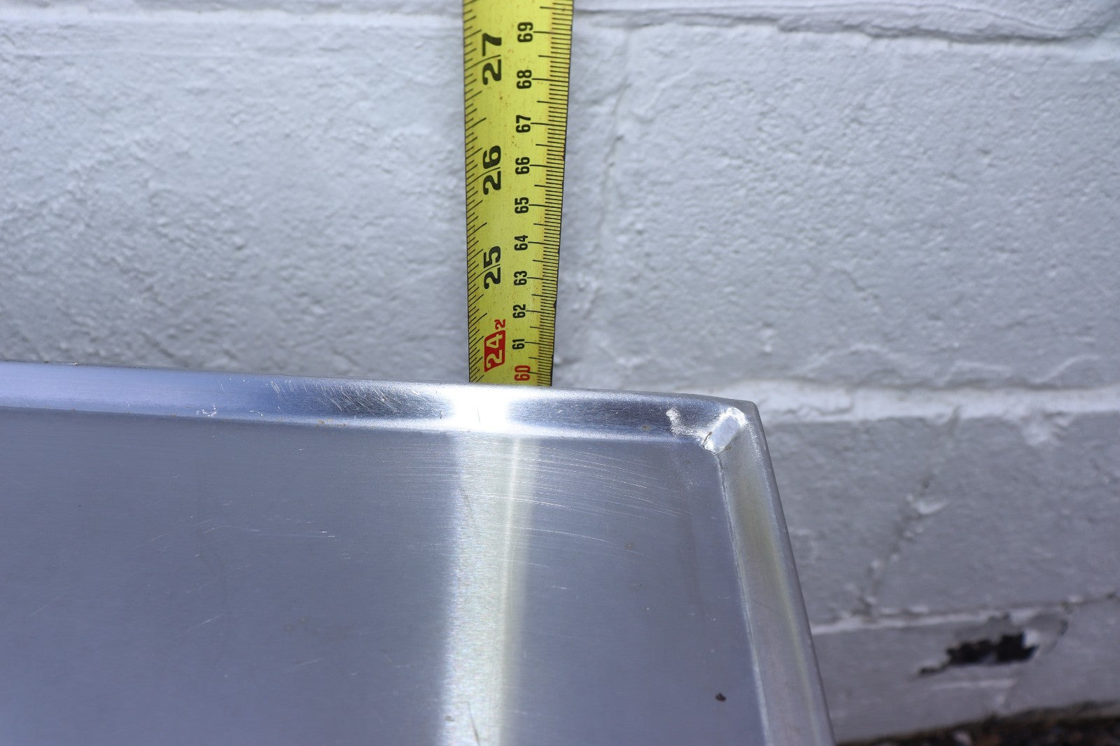 37 in. x 30 in. Stainless Steel Equipment Stand, w/ Wheels & Undershelf, Used