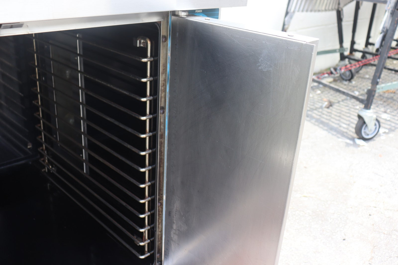 DUKE MANUFACTURING GAS CONVECTION OVEN, USED, MISSING RACKS, CLEAN