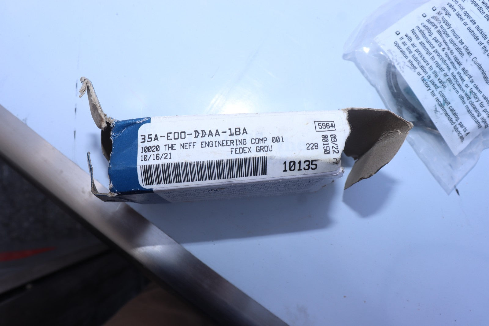 Mac Valves Solenoid Valve 35A-E00-DDAA-1BA, New