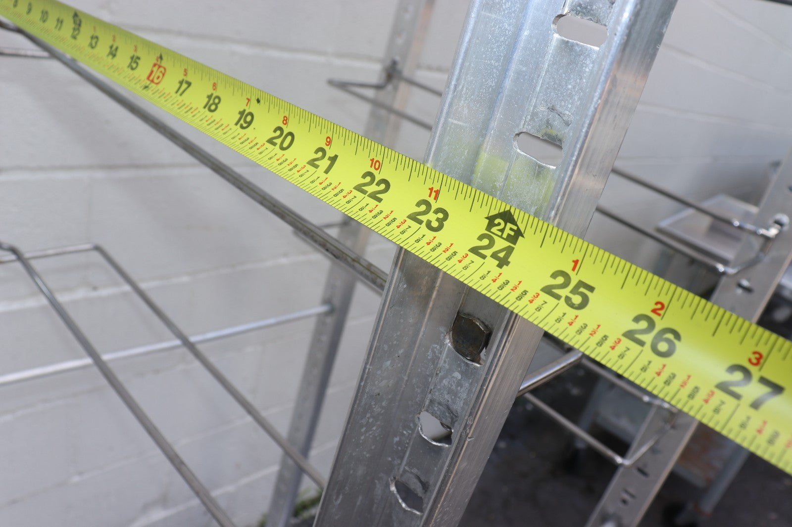 2 - Cres Cor 207-UA-13A 12 Pan End Load Universal Utility Rack - Missing Holders