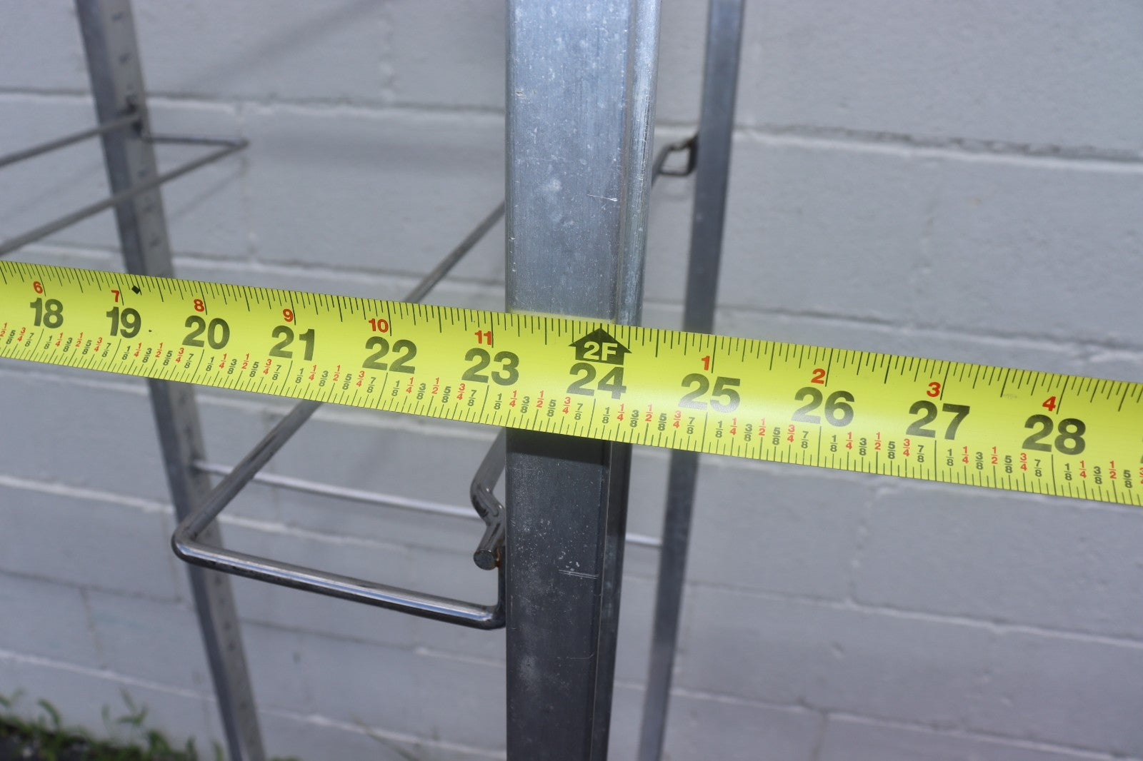 2 - Cres Cor 207-UA-13A 12 Pan End Load Universal Utility Rack - Missing Holders