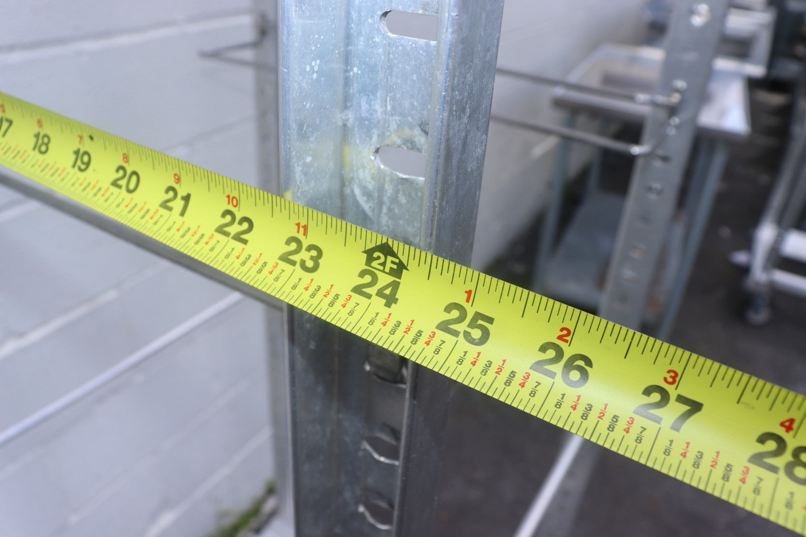 2 - Cres Cor 207-UA-13A 12 Pan End Load Universal Utility Rack - Missing Holders