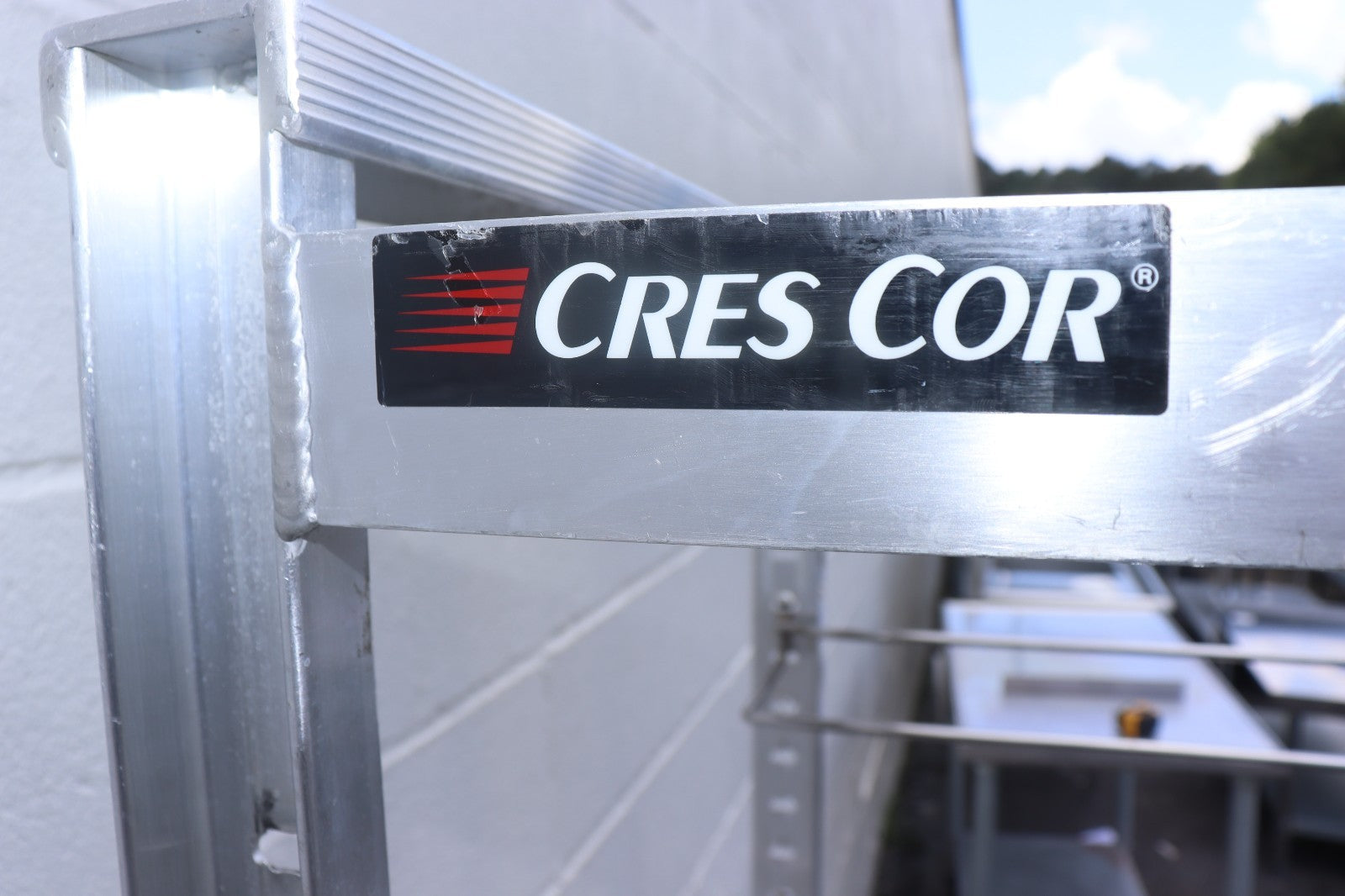 2 - Cres Cor 207-UA-13A 12 Pan End Load Universal Utility Rack - Missing Holders