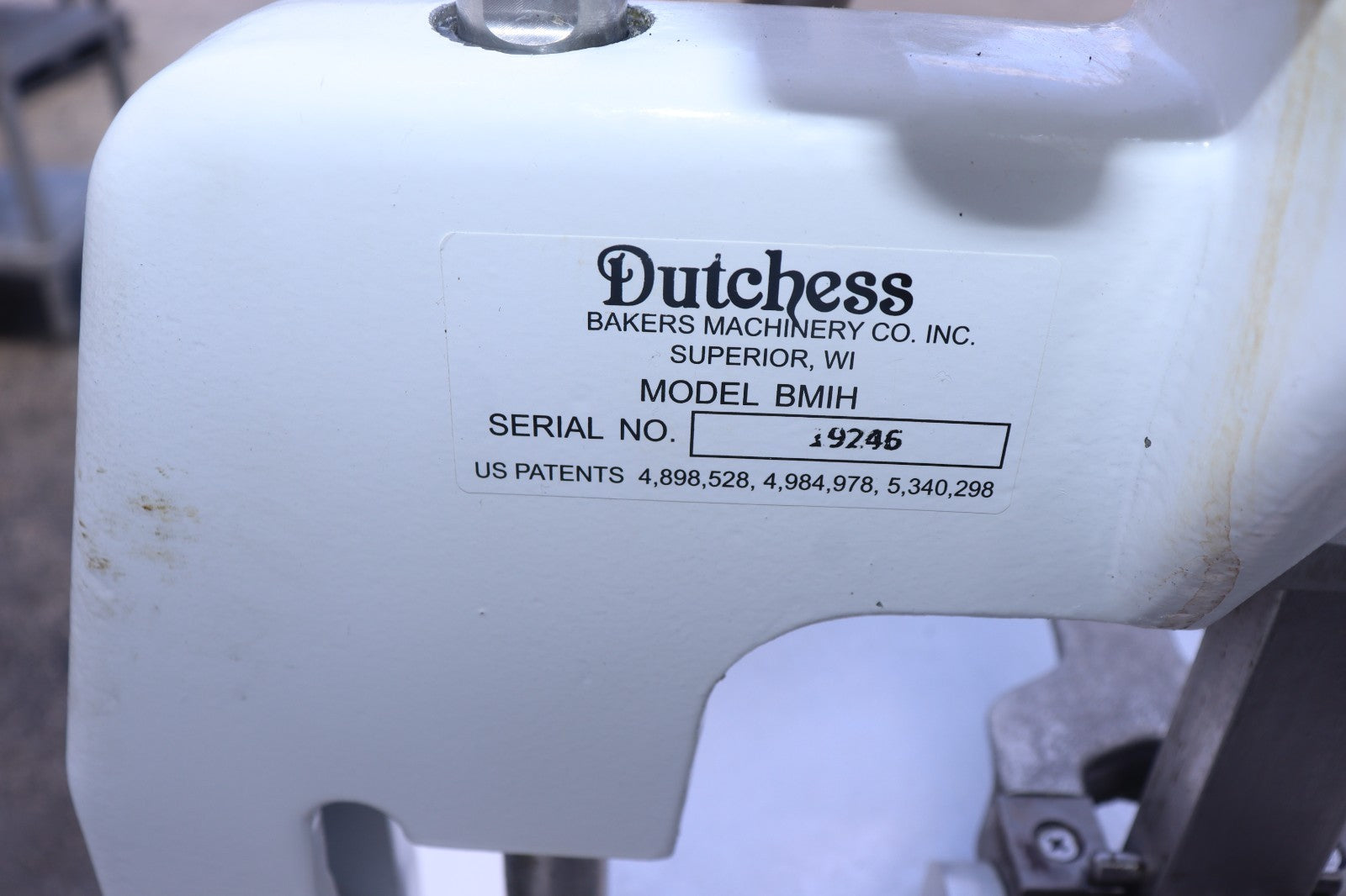 Used Dutchess - BMIH-36 - Commercial 36 Piece Manual Dough Divider with Stand