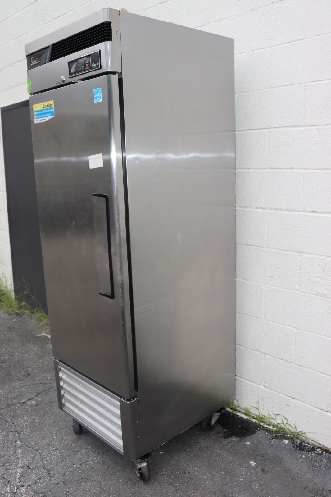 Turbo Air 19.3cf Reach-in Refrigerator Stainless Single Solid Door, Used, CLEAN