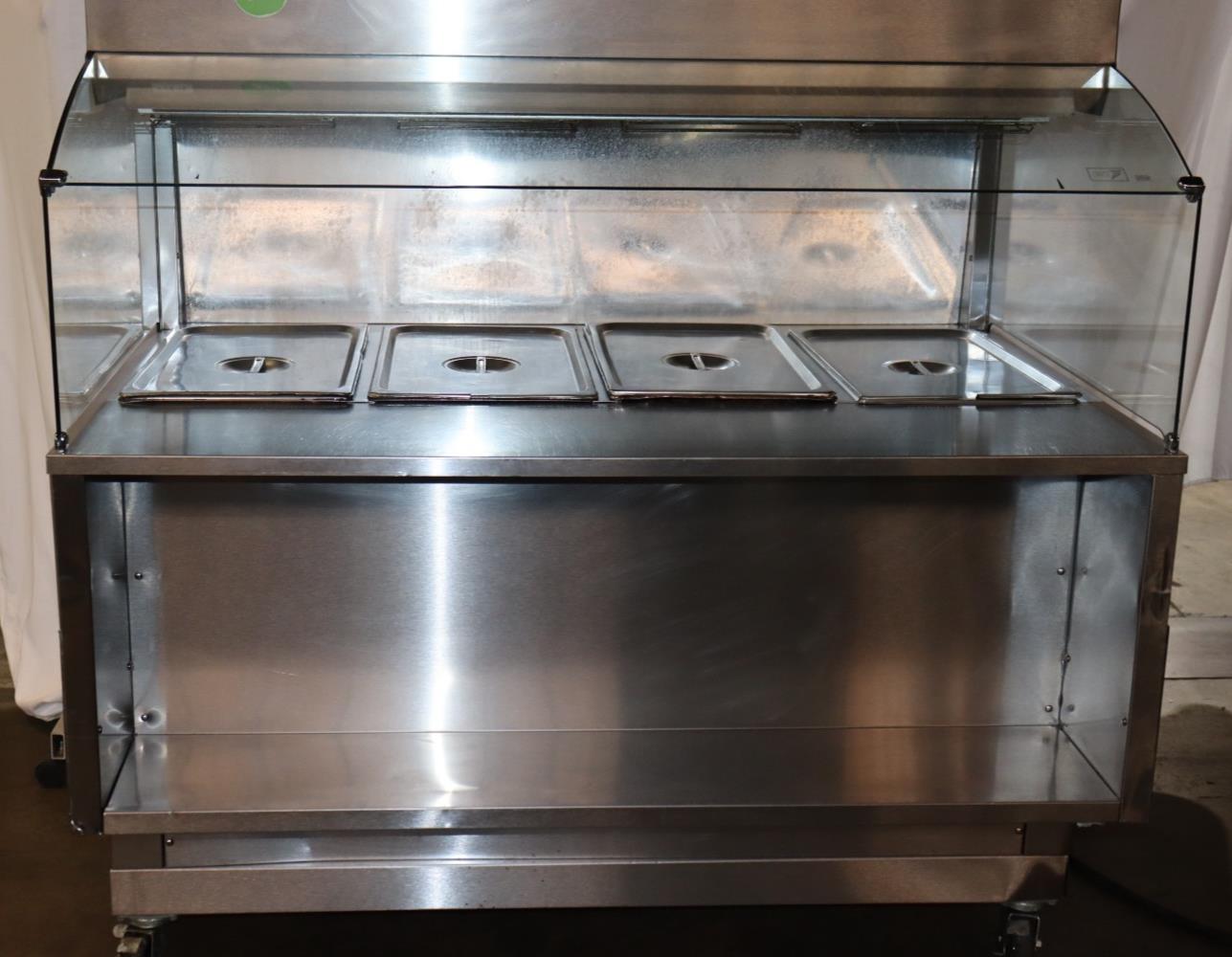 BKI MOBILE HOT FOOD MERCHANDISER - MHB-4- SELF SERVE WATERLESS 208V-1/3PH