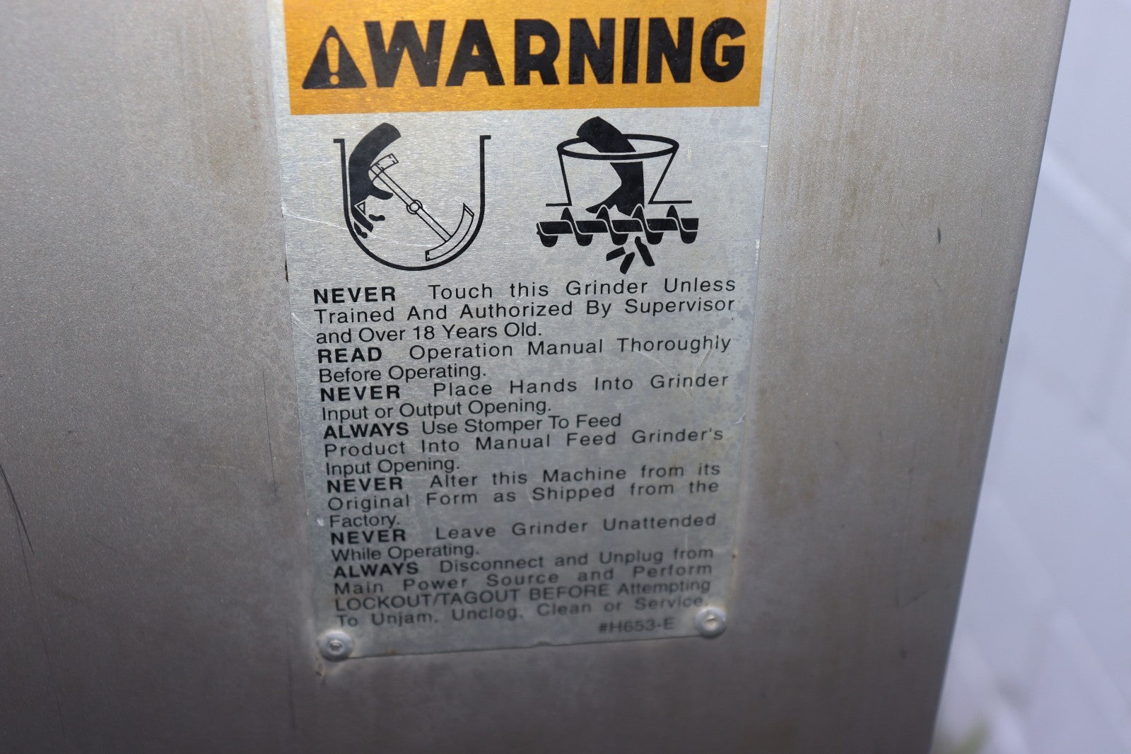 Biro Auto Feed Mixer-Grinder AFMG-52 TESTED, Used, w/ New Foot Control Pedal