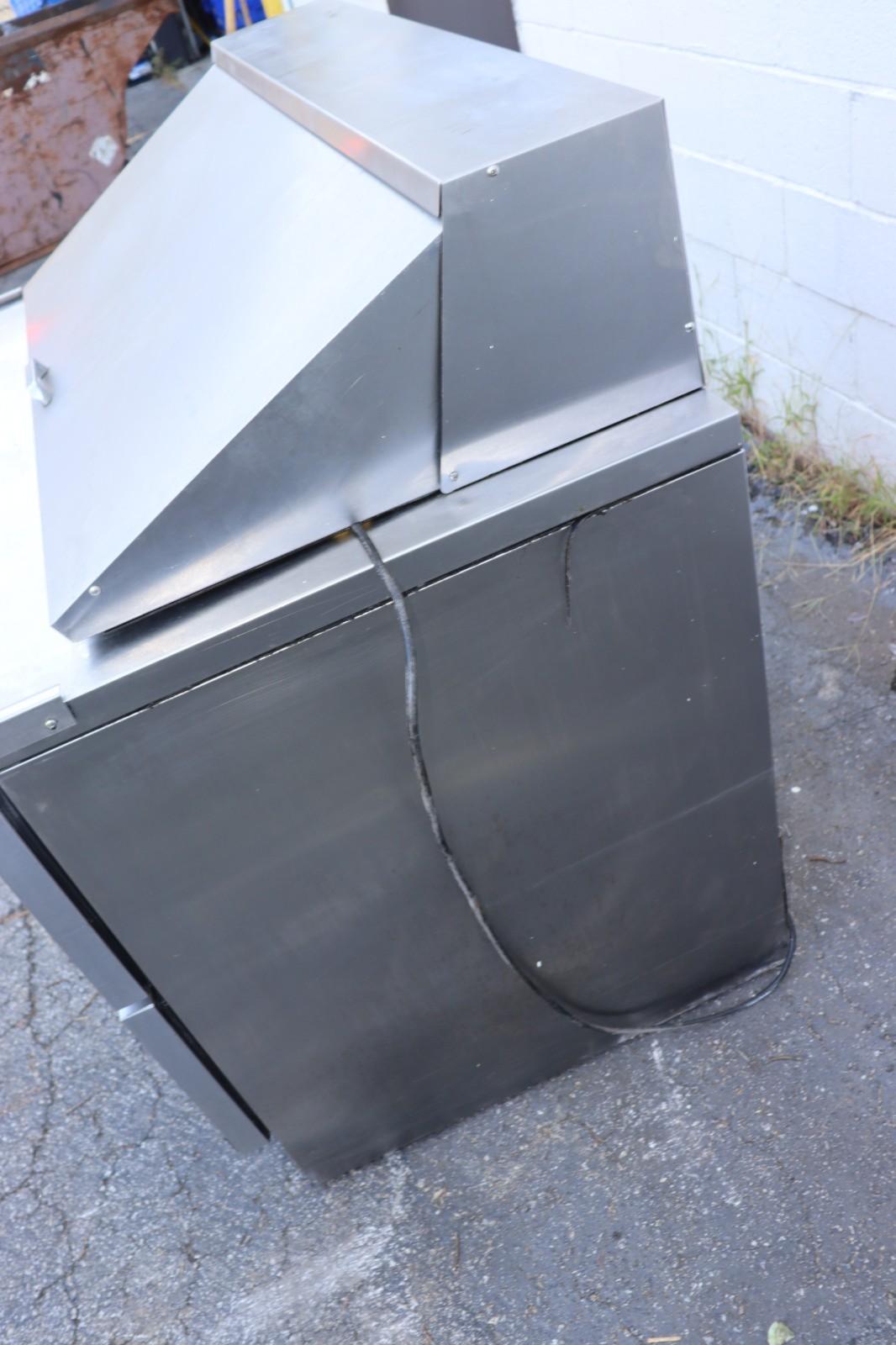 True TFP-48-18M-D-4 48" Mega Top Food Prep Table w/ 18 Pan Cap., 4 Drawers, Used