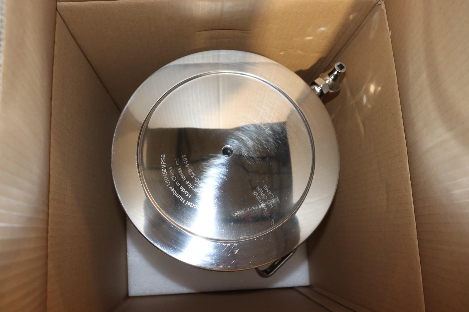 Service Ideas 5 Gal Low Volume Dispenser Thermal Coffee Urn, URN50VPSMD