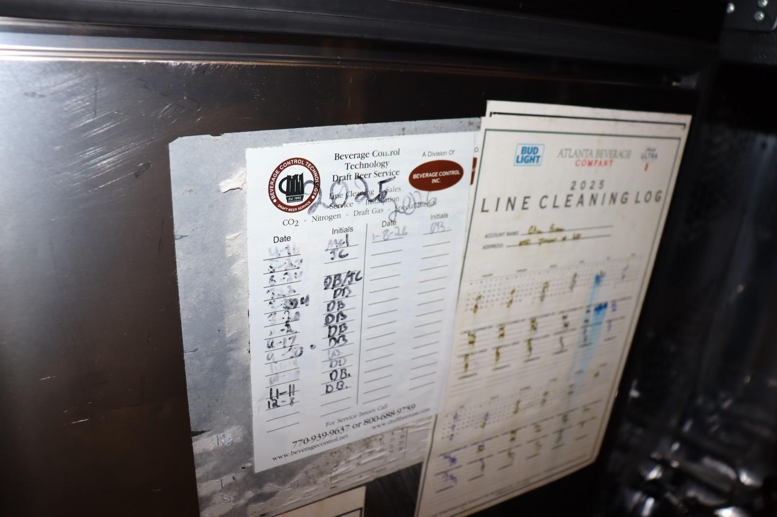 Turbo Air TBD-3SB-N 69" Kegerator Beer Dispenser, w/ Two Columns, Black, Used