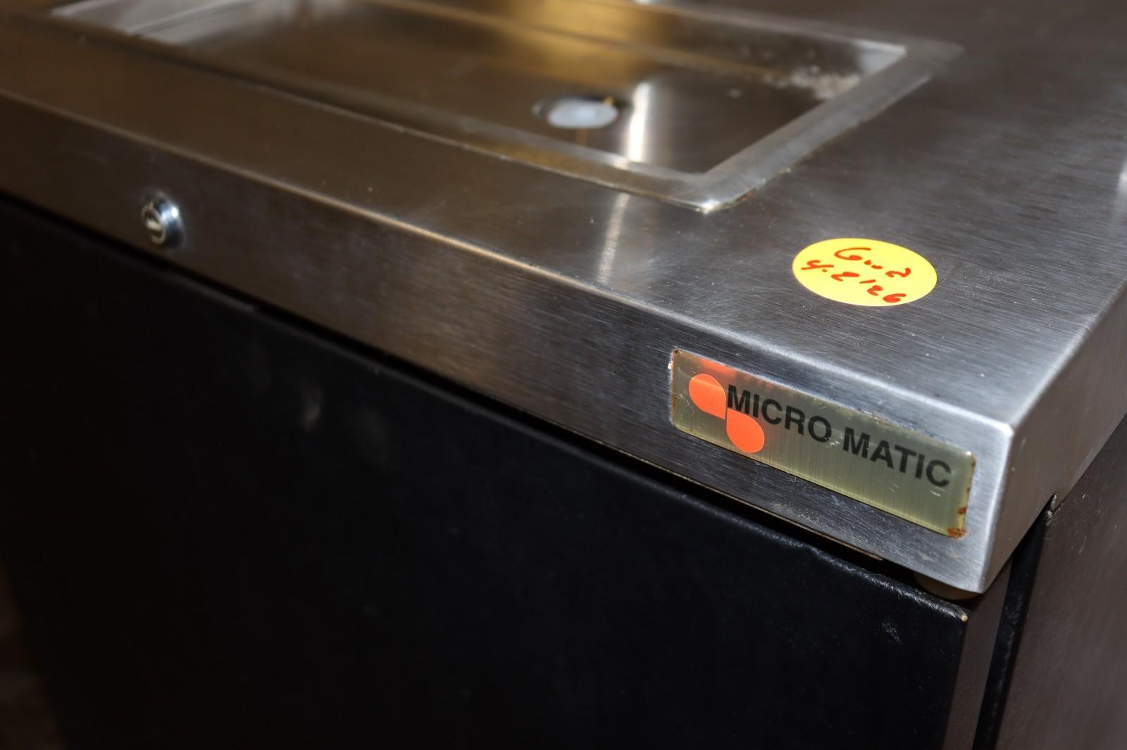 Micro Matic MDD23 25" Draft Cold Brew Dispenser w/ (2) 1/6 Keg Capacity 115v