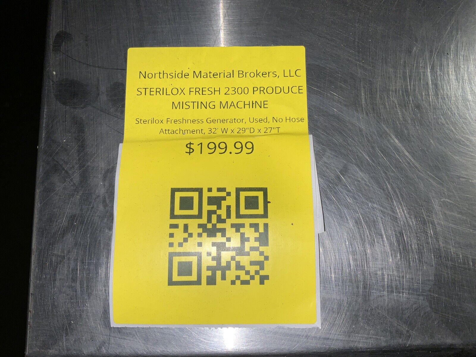 Sterilox Food Sanitizer And Disinfectant 2300 Generator
