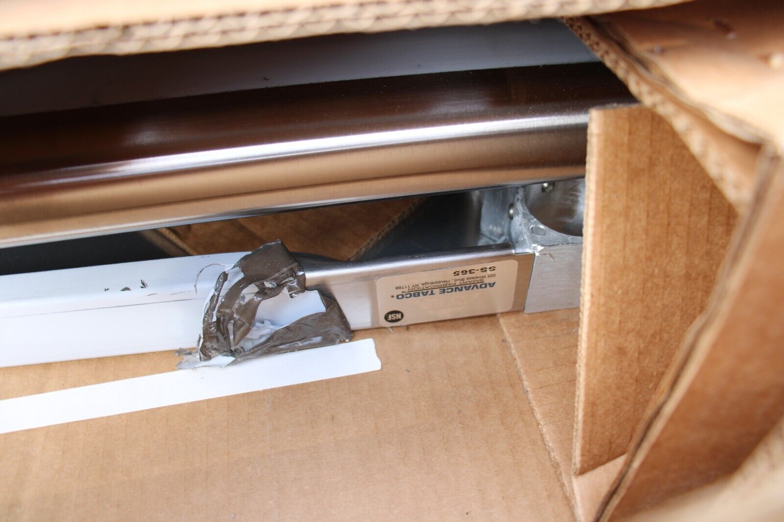 ADVANCE TABCO Work Table: Fixed Ht, Stainless Steel SS-365