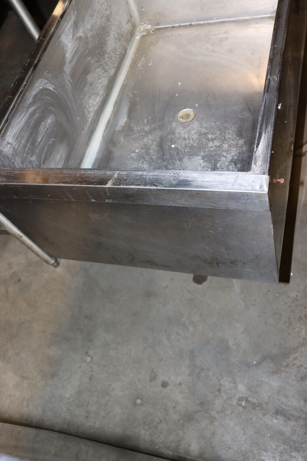 Ice Bin for Back Bar 36 Inch x 23 Inch Stainless Steel