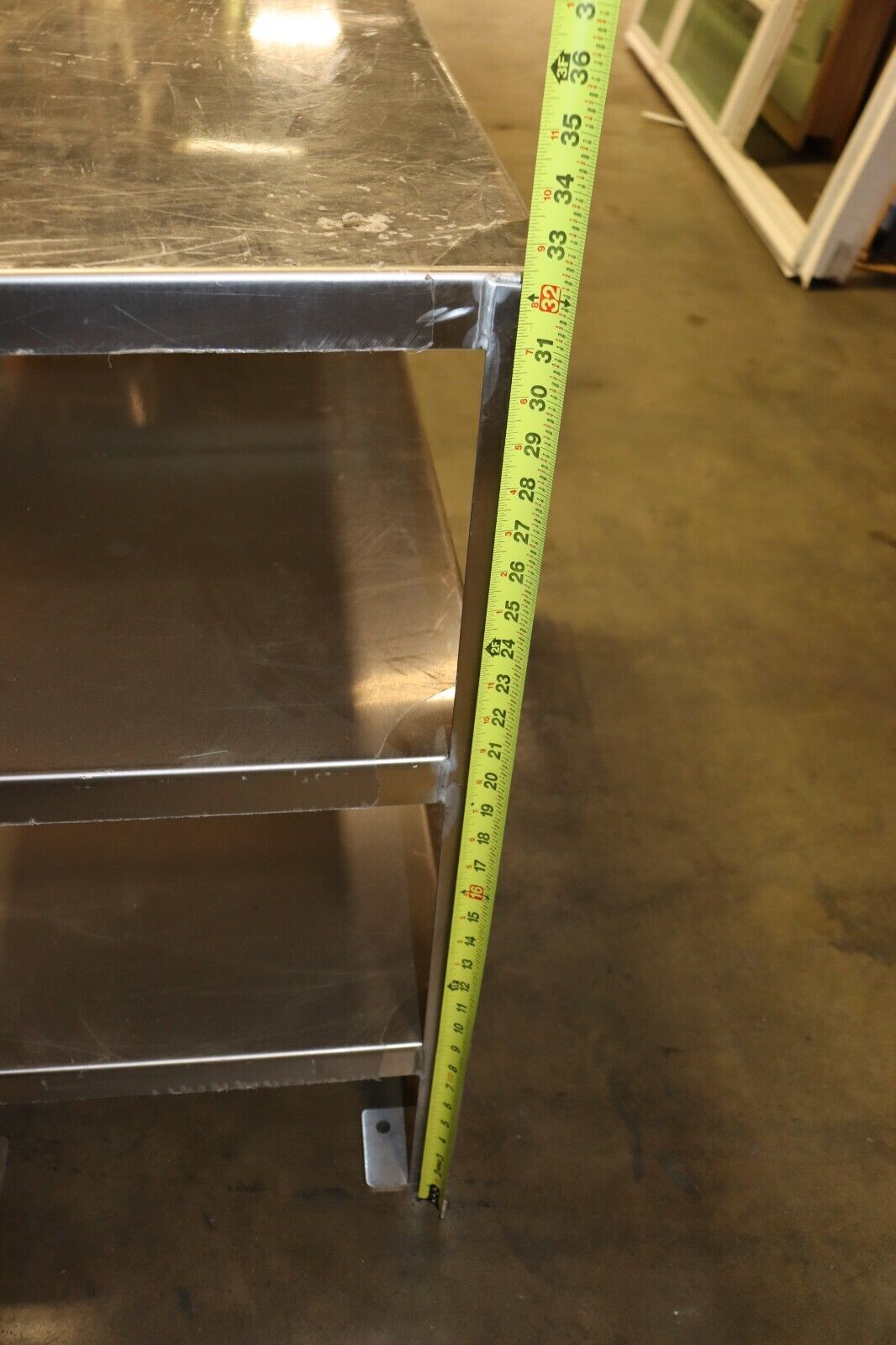 Jamco YG124, Fixed Ht, Stainless Steel Work Table, w/ Shelves, 1200 lbs cap