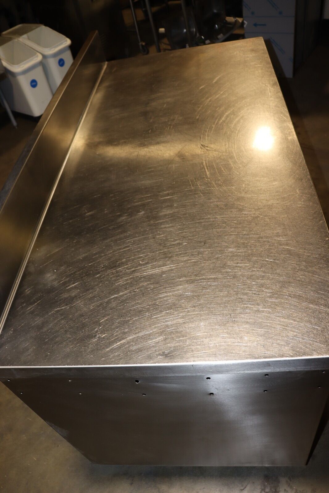 HEAVY DUTY, STAINLESS STEEL WORK/EQUIPMENT TABLE, W/ PAN STORAGE, 66"X32"