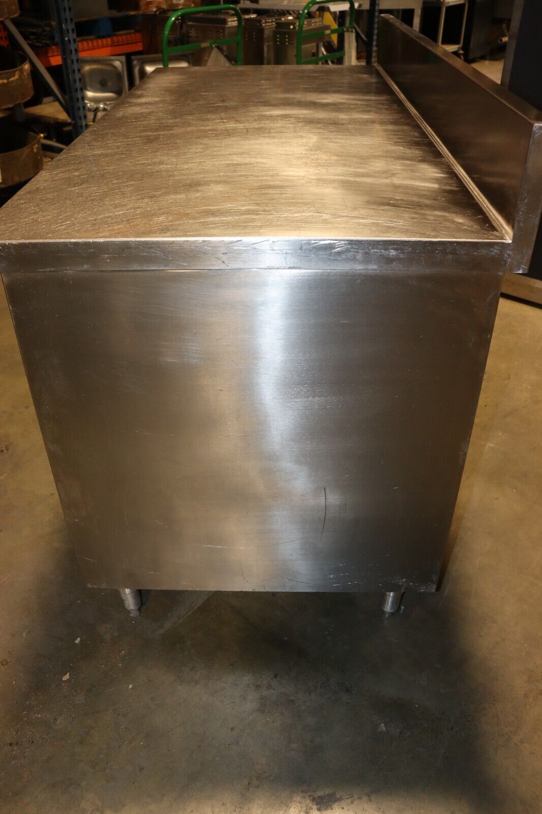 HEAVY DUTY, STAINLESS STEEL WORK/EQUIPMENT TABLE, W/ PAN STORAGE, 66"X32"