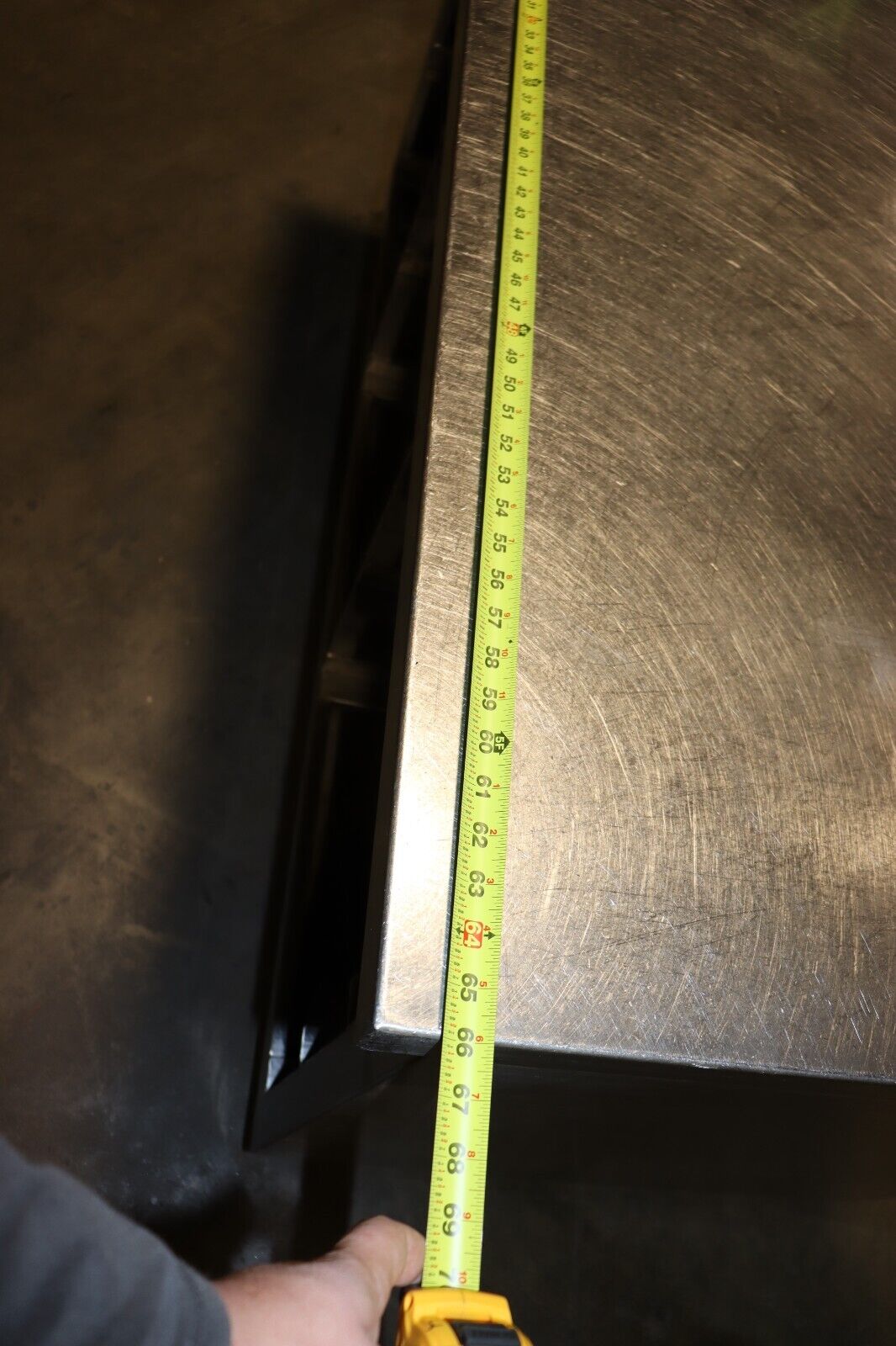 HEAVY DUTY, STAINLESS STEEL WORK/EQUIPMENT TABLE, W/ PAN STORAGE, 66"X32"