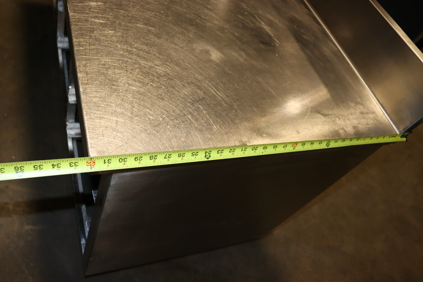 HEAVY DUTY, STAINLESS STEEL WORK/EQUIPMENT TABLE, W/ PAN STORAGE, 66"X32"