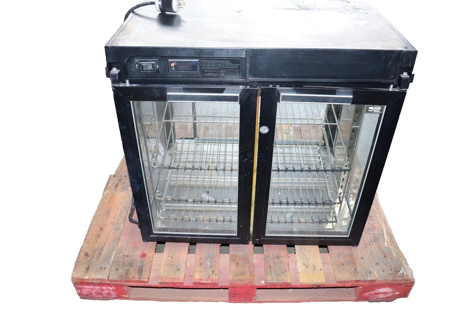 Warmer Merchandiser Hatco AFST-2X Display Commercial, Used, Black, Pass-Through