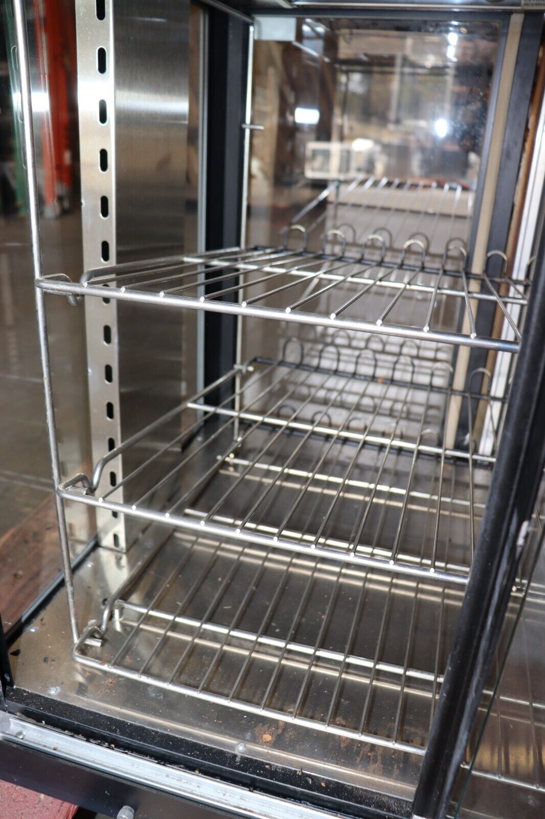 Warmer Merchandiser Hatco AFST-2X Display Commercial, Used, Black, Pass-Through